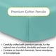 preview thumbnail 28 of 33, BreathableBaby Cotton Percale Fitted Sheet, For 52" x 28"/132 x 71 cm Crib & Toddler Bed Mattress, Solids (2-Pack)