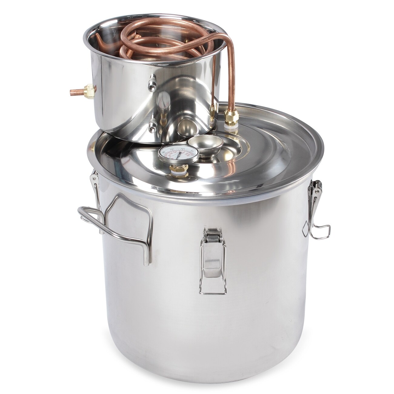 Water Distiller Wine Alcohol Making Boiler Equipment Kit Stainless