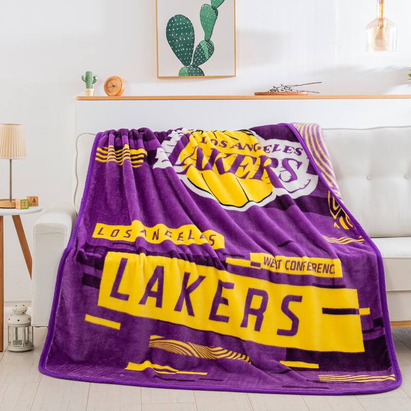 NBA 0806 Digitize - Lakers Raschel Throw