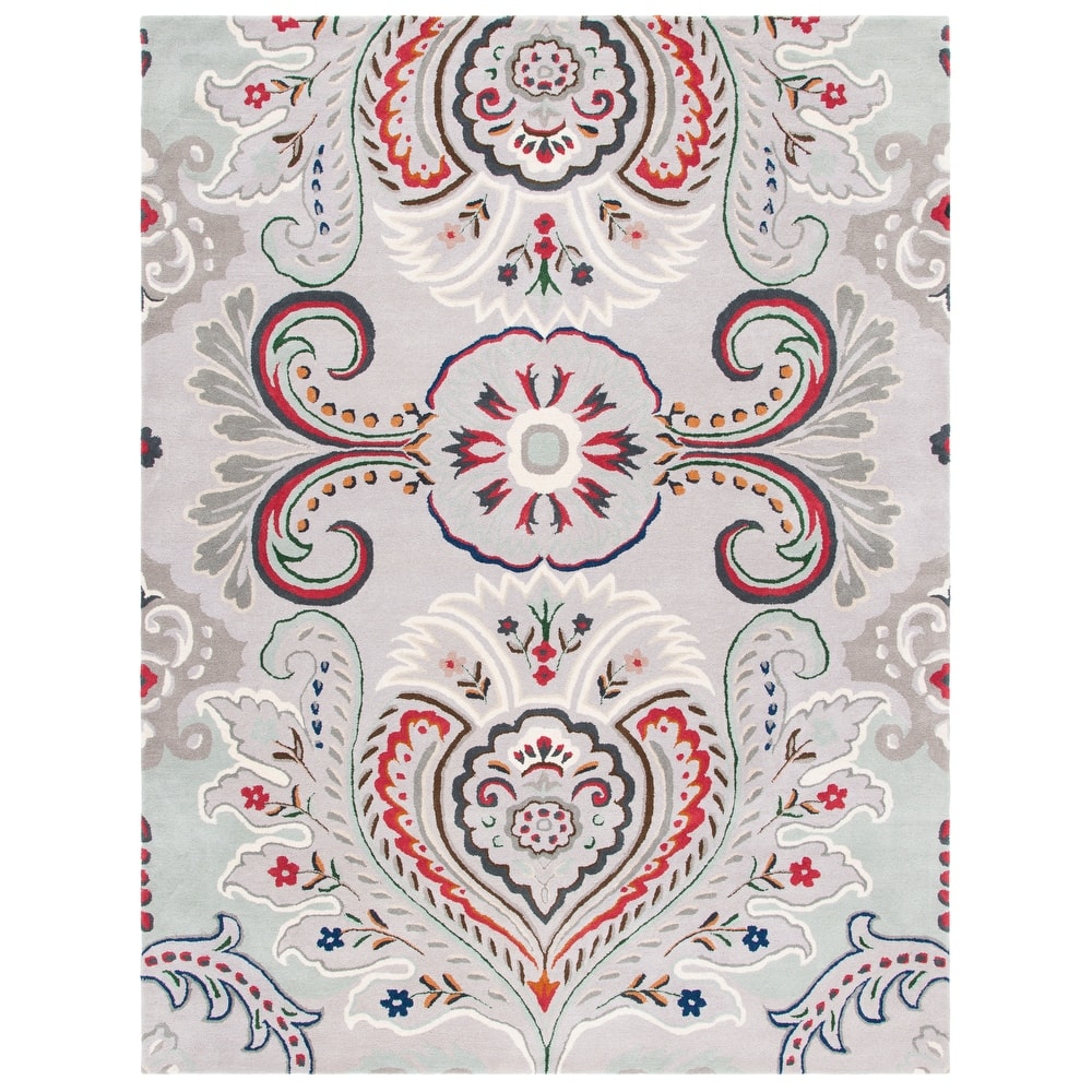 SAFAVIEH Handmade Bella Manjulata Floral Wool Rug