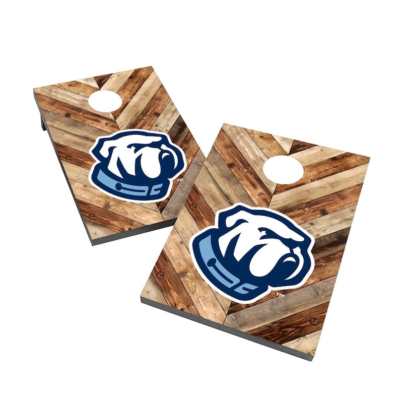 Citadel Military College Bulldogs 2x4 Cornhole Boards - Include Case & Lights