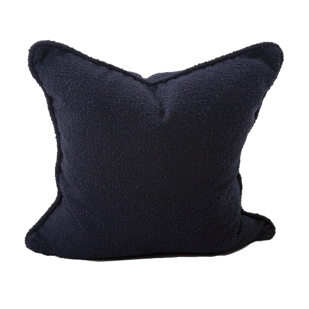 Allan Andrews 24 in. x 24 in. Pillow Barbet Royal - Down Insert