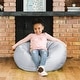 preview thumbnail 66 of 72, Big Joe Kids Classic Bean Bag Chair Grey