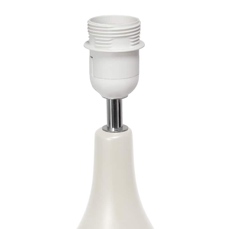 18.11" Standard Dewdrop TableLamp with Matching Fabric Shade