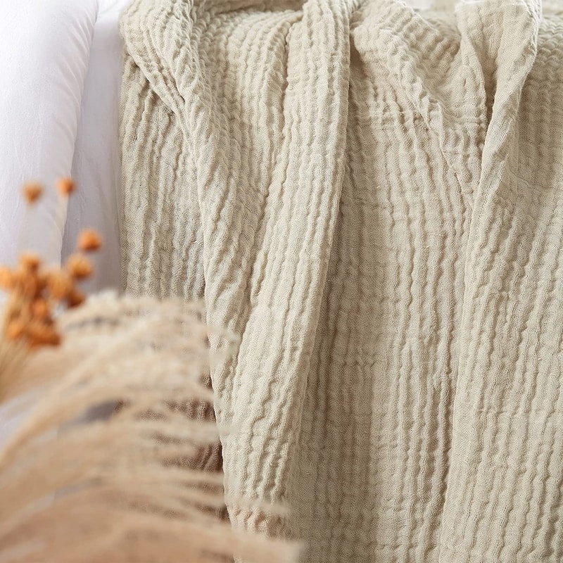 Terra é Pais - Summer Throw Blanket - Sand