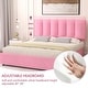 preview thumbnail 34 of 123, Javlergo Bed Frame with Storage Drawers Upholstered Platform Bed Frame with Adjustable Headboard