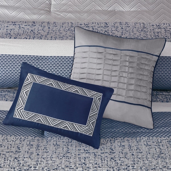 Madison Park Melody 7 Piece Jacquard Comforter Set - On Sale