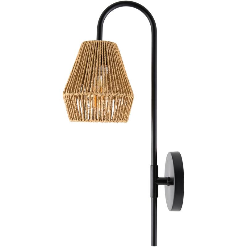 Livabliss Bezas Rustic Wall Sconce - 7"L x 5"W x 20"H