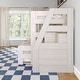 preview thumbnail 10 of 30, Max and Lily Modern Farmhouse Twin Over Full Bunk Bed With Staircase and Trundle