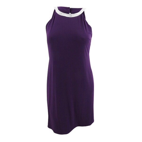 rhinestone shift dress