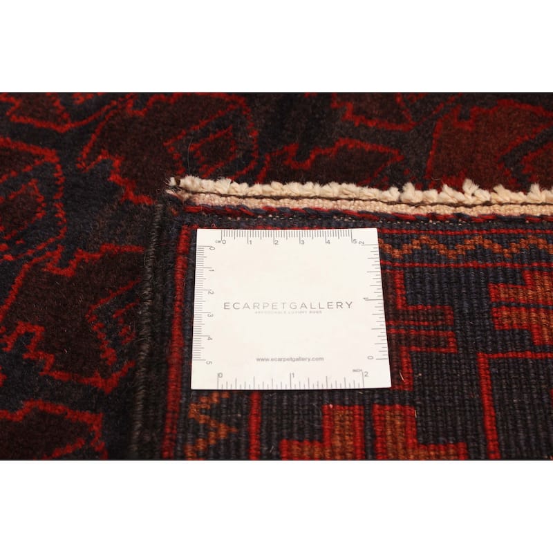 Teimani Burgundy Rug 2'10" x 4'6" - 2'10 x 4'6