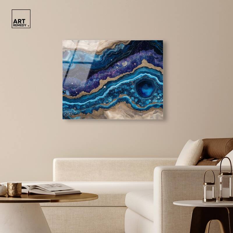 Galactic Geode I Acrylic by Art Remedy, Ready to Hang