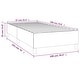 preview thumbnail 8 of 38, vidaXL Box Spring Bed Frame King Fabric Double Bed Base Multi Colors/Sizes