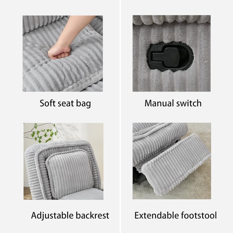 360° Swivel Rocking Single Sofa