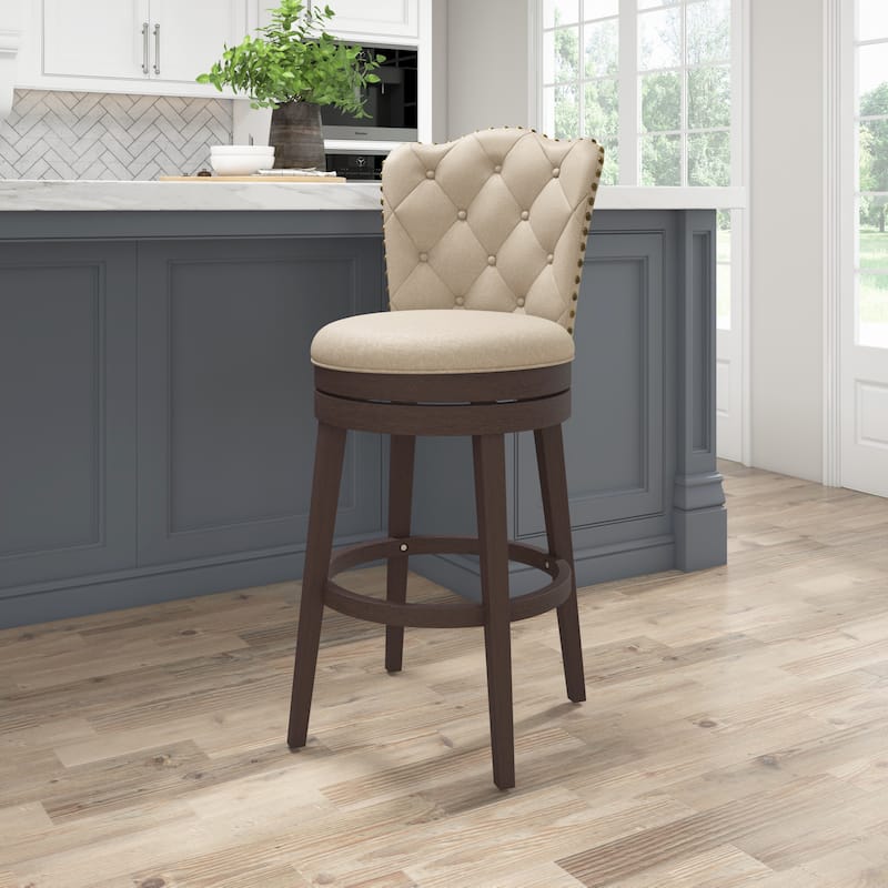 Hillsdale Edenwood Wood Swivel Stool