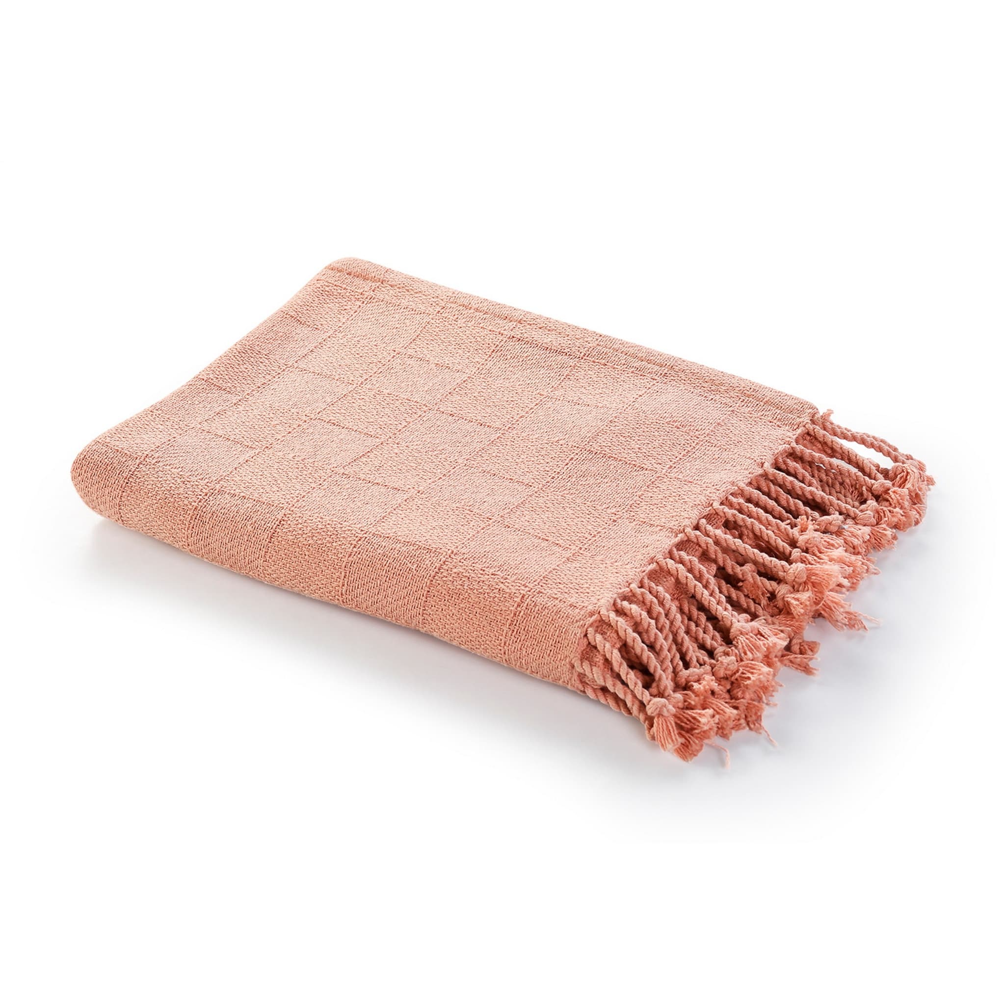 Pink woven throw clearance