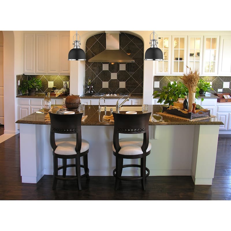 Z-Lite Melange Single Light 8" Wide Pendant