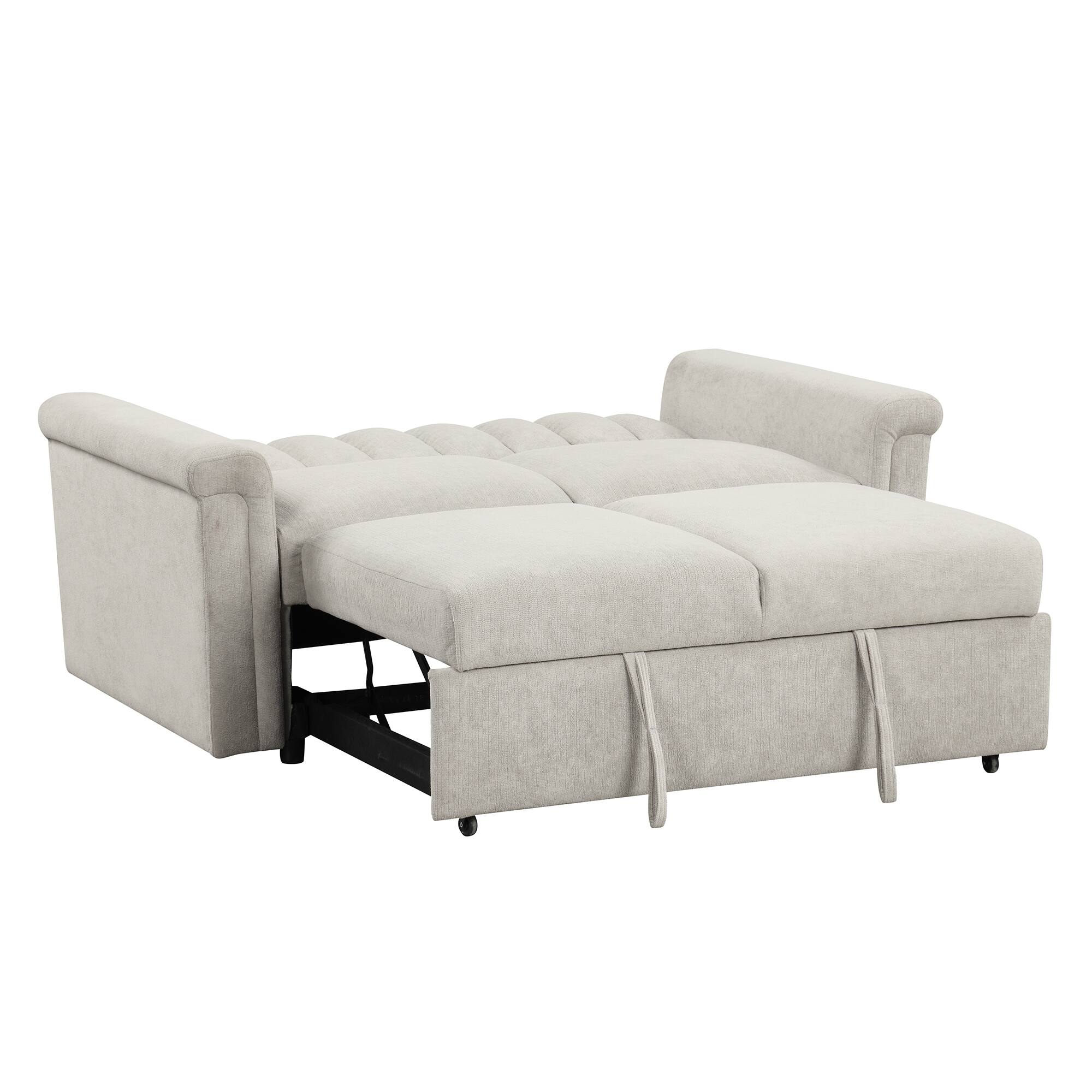 Convertible Soft Cushion Sofa Pull Bed ,for Two People to Sit On Bed