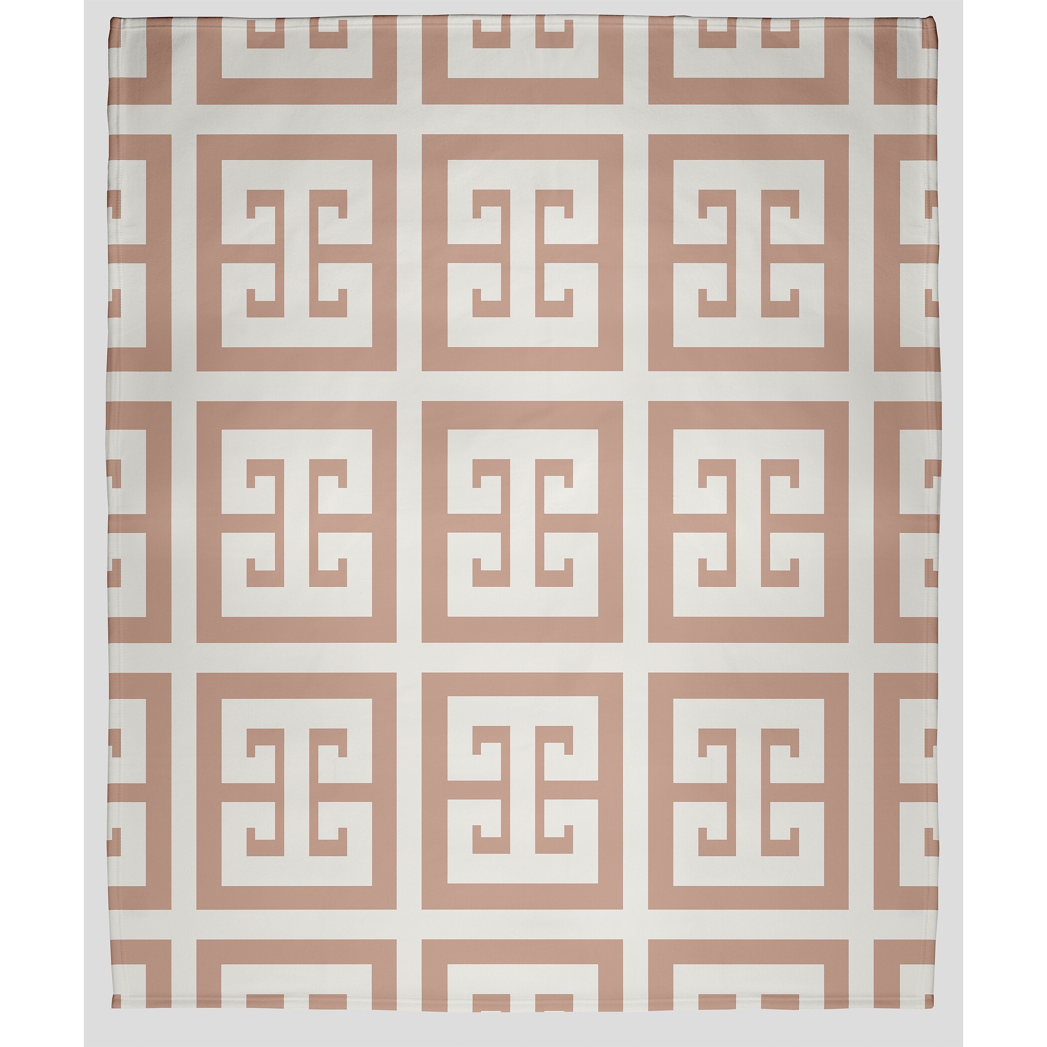 Patterned store fleece throw