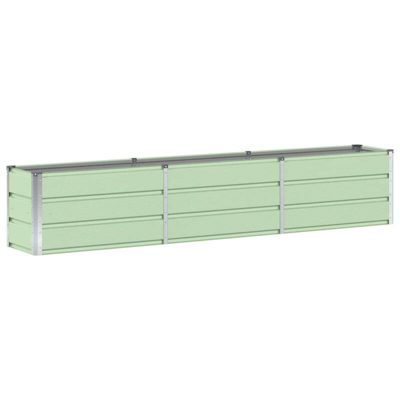 vidaXL Planter in Steel - 39.37 x 15.75 x 17.72"