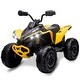 preview thumbnail 6 of 28, 12V Ride on Toy Car 4 Wheeler Quad Electric Vehicle Yellow