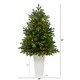 preview thumbnail 2 of 3, 3.5' Artificial Christmas Tree with 50 Clear Lights in Tower Planter
