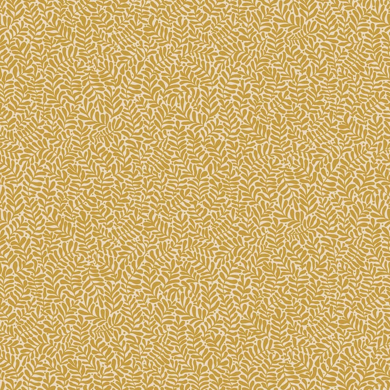 A-Street Prints Anna Mustard Fern Trail Wallpaper