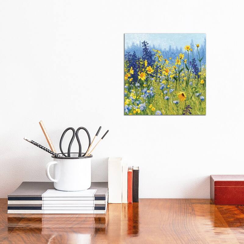 iCanvas 'Joyful in July III' by Shirley Novak Canvas Print - 12x12x1.5