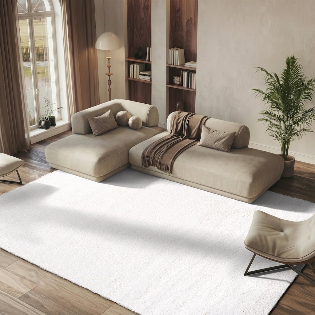 SAFAVIEH Lindsay Shag Luann Contemporary Rug