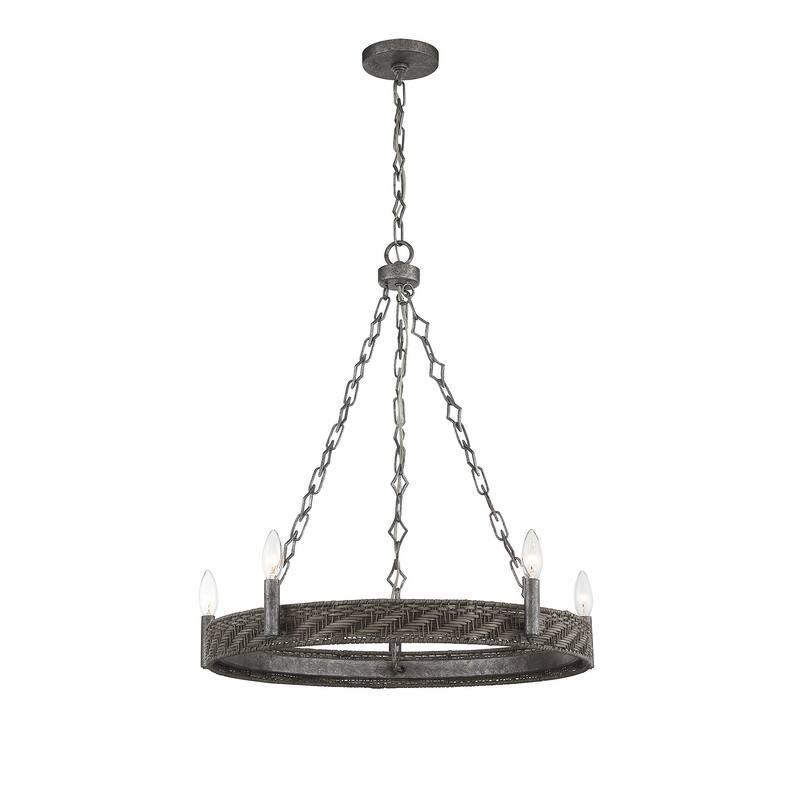 Savoy House Tripoli 5 Light 26" Wide Taper Candle Chandelier