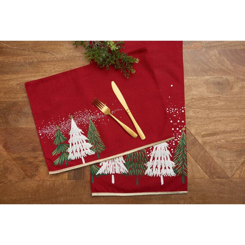 13.5" x 72" Snowy Trees Runner - 13.5" x 72"