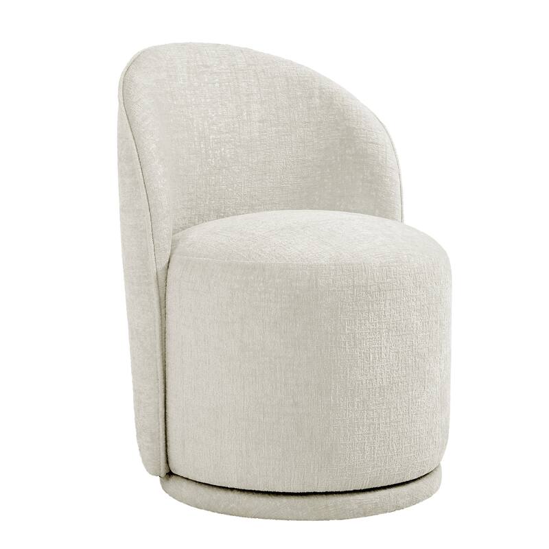 23" W Upholstered Swivel Side Chair for Dining Room, Balcony, Parlour