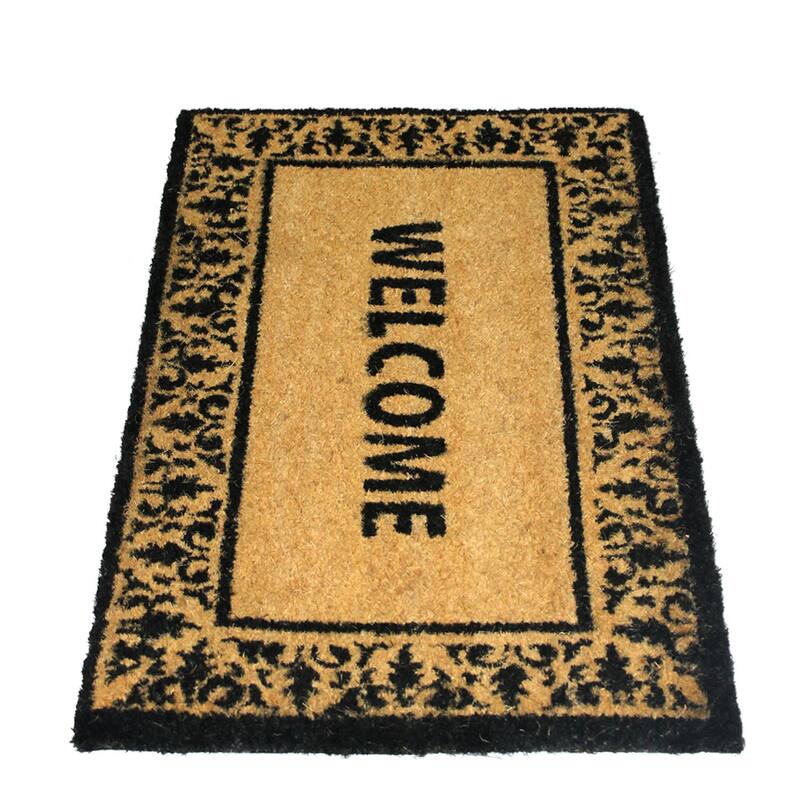 PVC tufted mat bleach printed 18 inch x 30 inch - 18"X30"