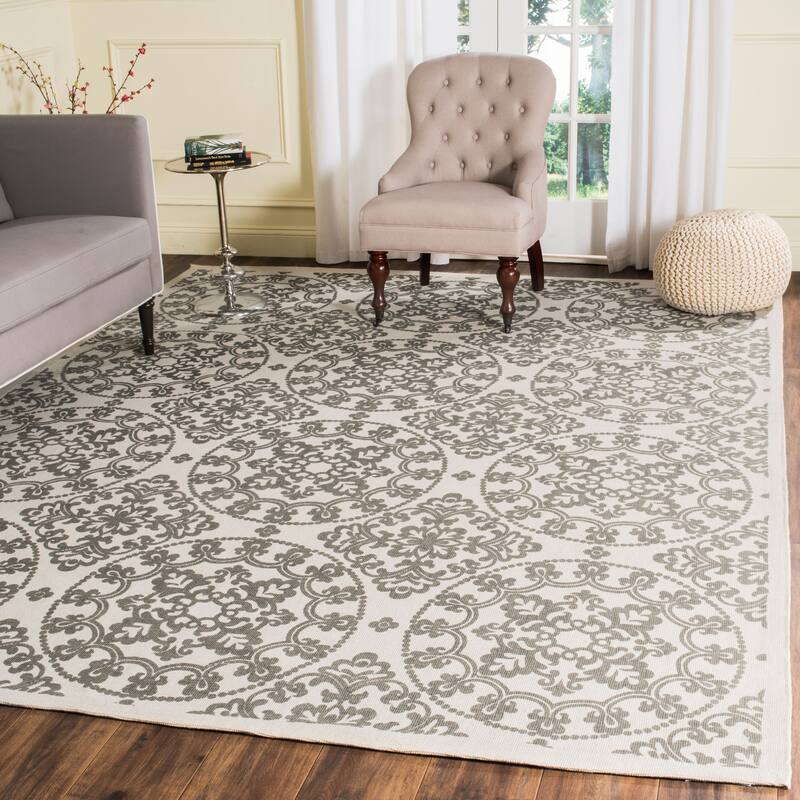 SAFAVIEH Handmade Cedar Brook Gratienne Modern Jute Rug - 8' x 10' - Natural/Grey
