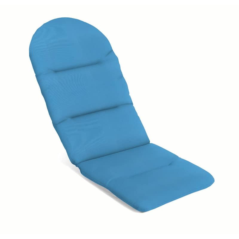 Sunbrella Solid Fabric 1-Piece Outdoor Adirondack Chair Cushion, 20.5"W x 49"L