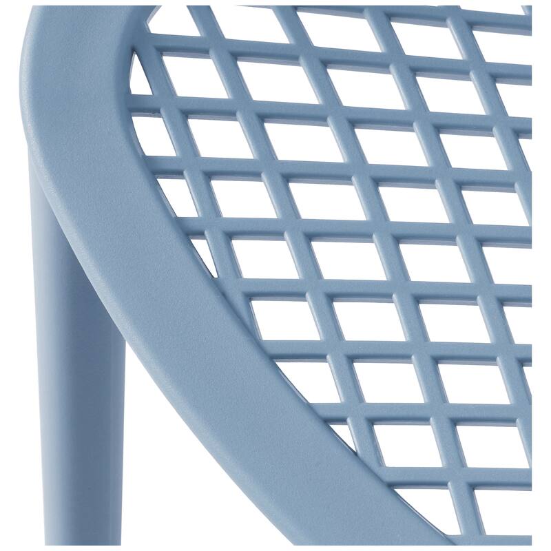 Frond and Form Outdoor Stacking Dining Side Chair (Set of 2)