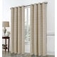 preview thumbnail 1 of 13, Calypso Shimmer Marble Window Curtain Taupe