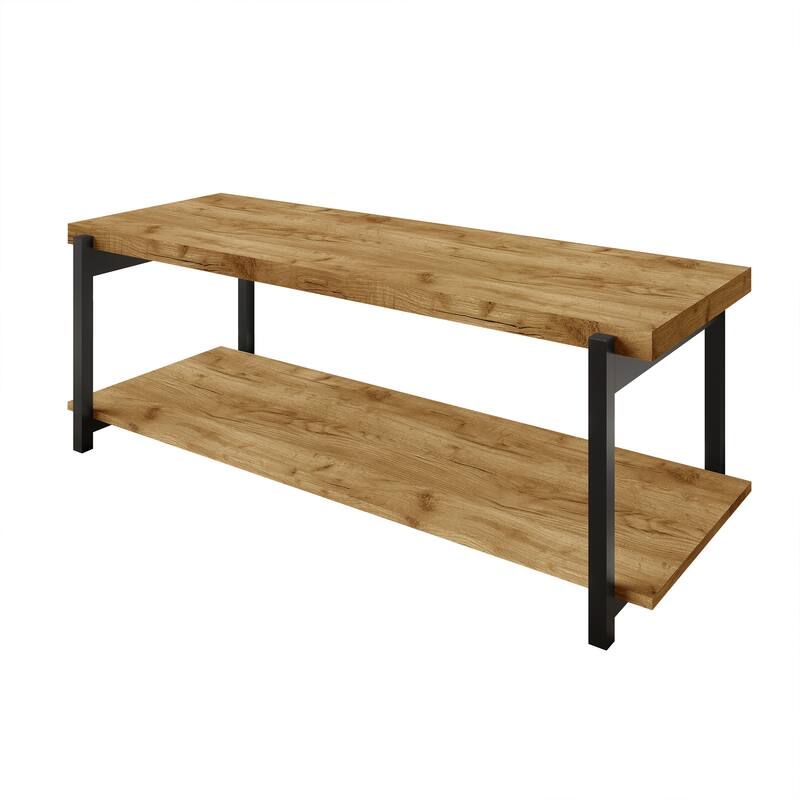 CraftPorch Rustic Metal TV Stand