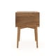 preview thumbnail 26 of 82, Nathan James Harper 2-Drawer Mid-Century Side Table