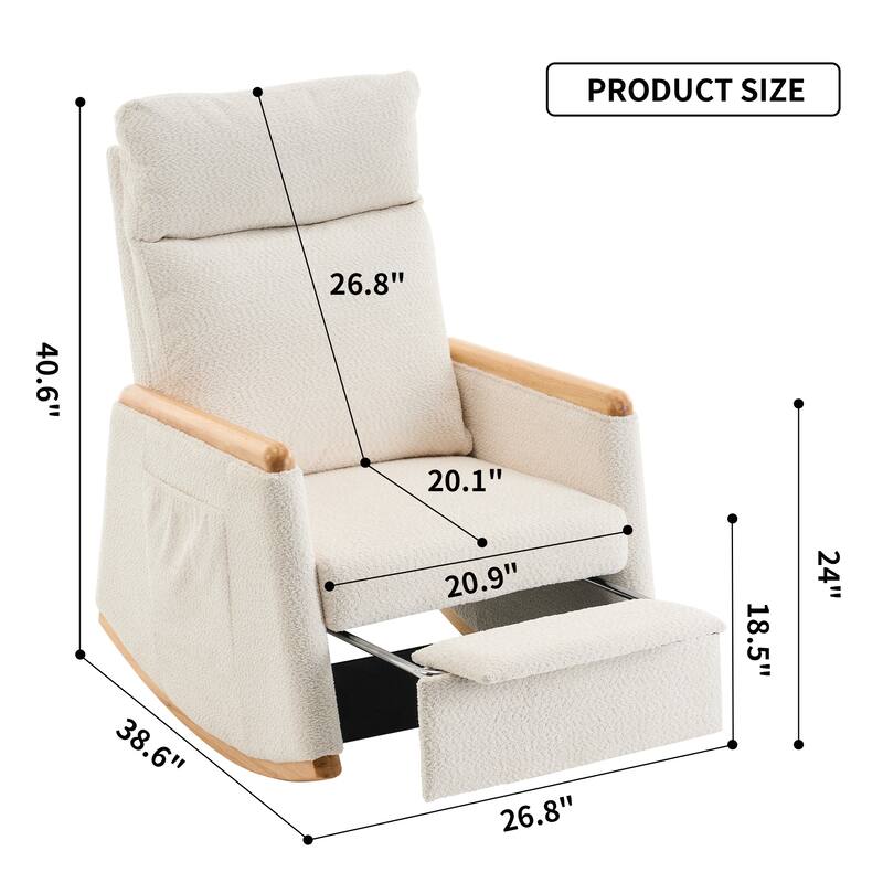 Upholstered Rocking Chair