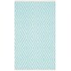 preview thumbnail 83 of 81, SAFAVIEH Handmade Flatweave Montauk Shkurte Cotton Rug 2'3" x 3'9" - Turquoise/Ivory - Rectangle