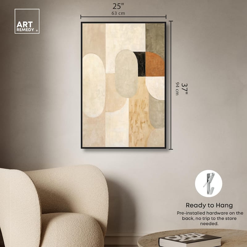 Overlapping Planes II Canvas by Art Remedy