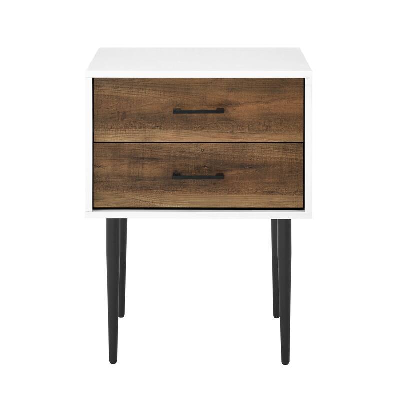 Middlebrook Notto Mid-Century 2-Drawer Nightstand