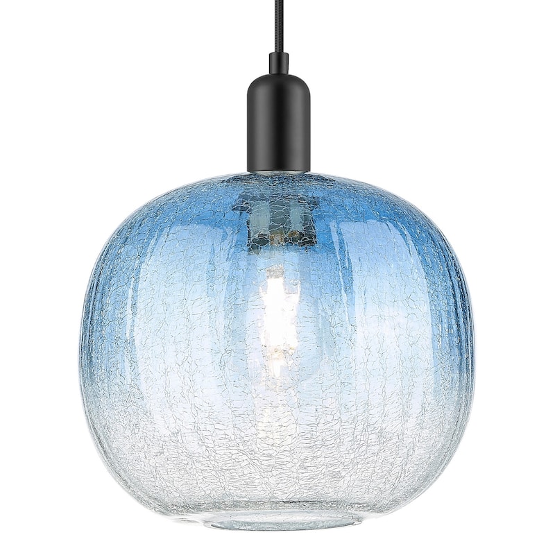 Innovations Lighting 716-1P-G481-10SB Brookhaven Sphere 10" Wide Cord - Matte Black
