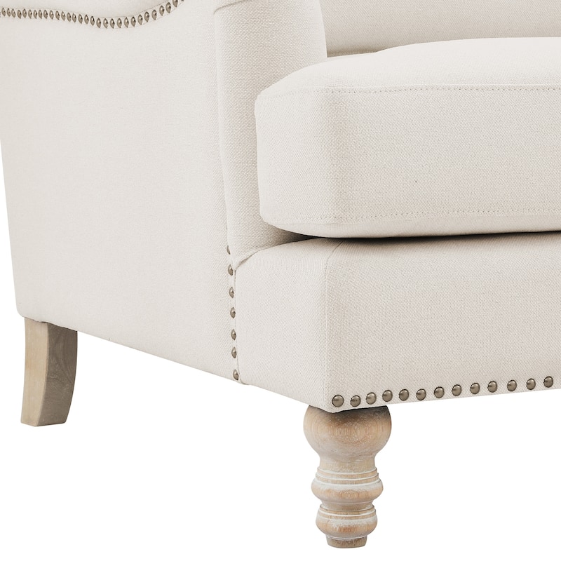 77.6''W Modern 3-Seat Sofa with Solid Wood Frame and Comfortable Cushions for Living Room