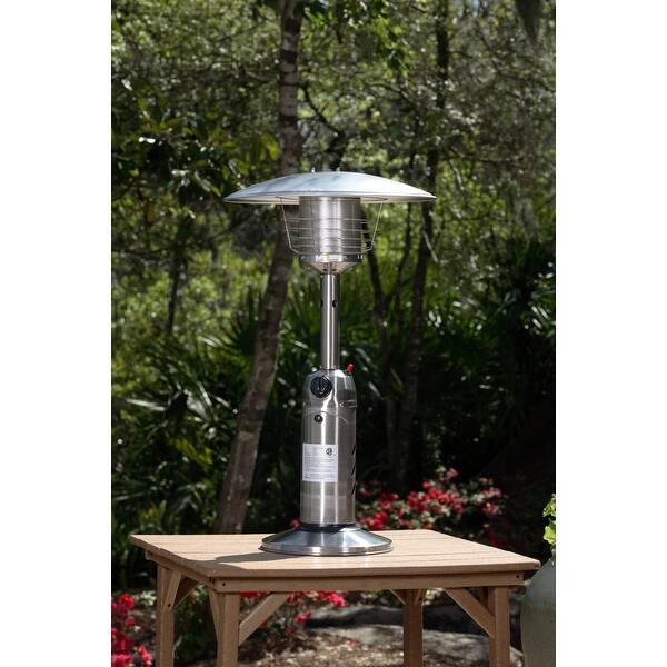 Shop Fire Sense 60262 Stainless Steel Table Top Patio Heater