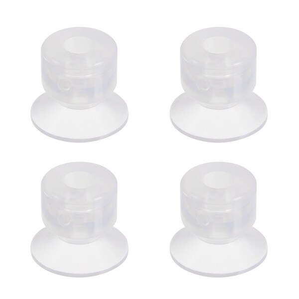 Shop Clear Soft Silicone Miniature Vacuum Suction Cup 15x5mm Bellow ...