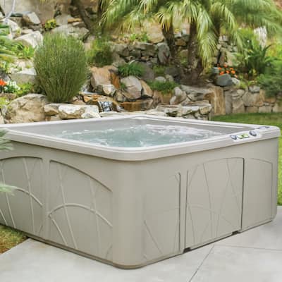 Lifesmart LS350DX 5-Person 28-Jet 110v Plug and Play Spa with Ozonator