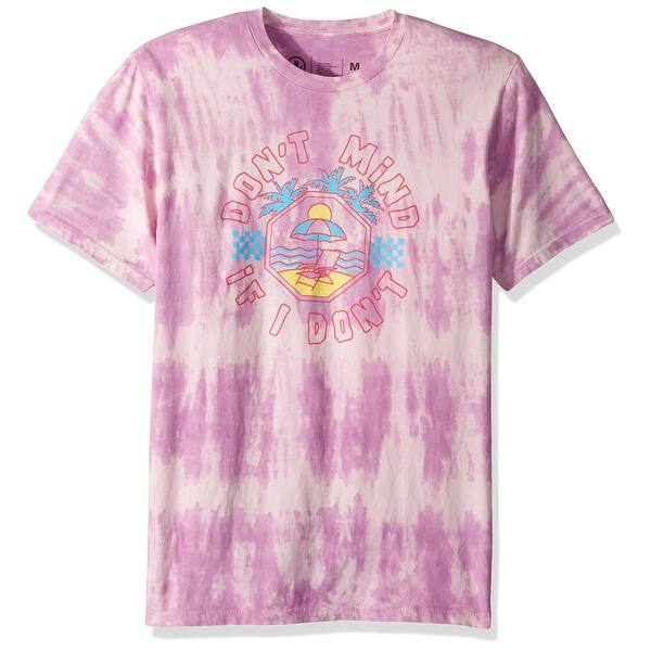 Shop Neff Pink Mens Large L Tie Dye Dont Mind If I Graphic Tee T