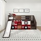 preview thumbnail 17 of 19, Max and Lily Classic Low Bunk with Stairs, Easy Slide and Curtain